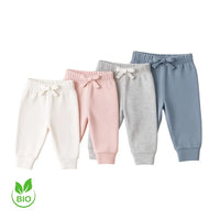 Pantalon bébé vert, bleu, blanc, gris, rose, beige en coton bio doux - NounaBaby Sénégal