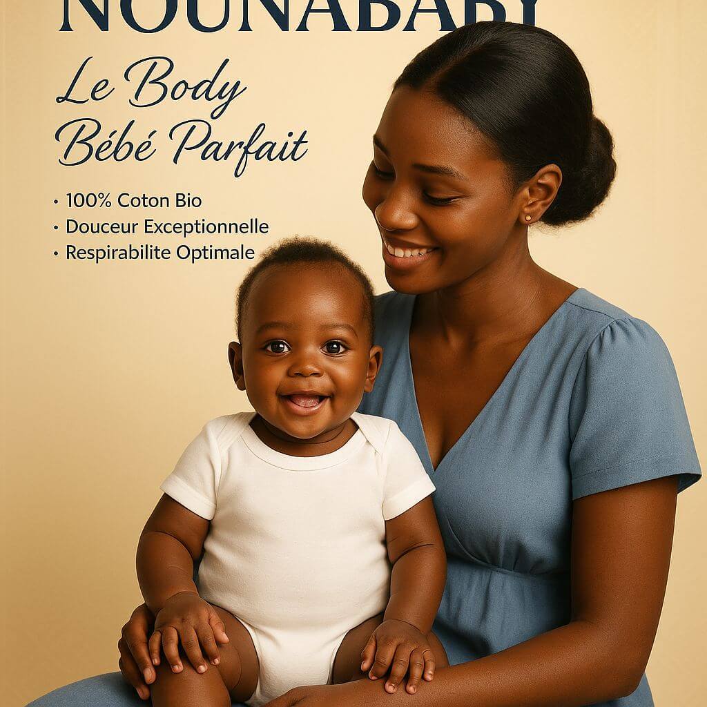 Le body bébé parfait : Confort, Style et Qualité pour votre tout-petit chez Nounababy