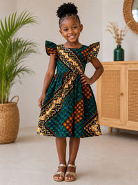 robe wax fille Dakar Senegal