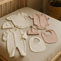 Trousseau de naissance complet pour bébé à Dakar, vêtements en coton naturel doux et respirants
