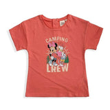 fille en t-shirt diney minnie mousse de couleur orange rose à Dakar