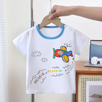 T-shirt bébé 100 % coton – Motifs ludiques & confort garanti | Bambinerie Dakar