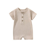 Body unisexe bébé en coton beige - Boutique NounaBaby à Dakar