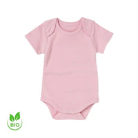 Body bébé rose pâle en coton bio – NounaBaby Dakar Sénégal