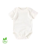 Body bébé blanc 100% coton bio, plié avec soin – Boutique NounaBaby Dakar