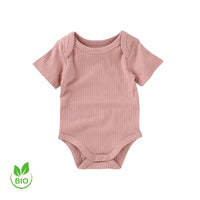 Body bébé rose pâle coton bio, éthique et confortable – Livraison à Dakar