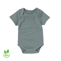 Body bébé vert sauge en coton bio doux et respirant – Sénégal
