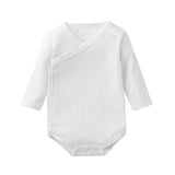 Body bébé manches longues 100% coton , couleur blanc – NounaBaby Dakar