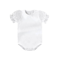 Body bébé en coton blanc, manches courtes – NounaBaby Dakar Sénégal