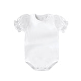 Body bébé en coton blanc, manches courtes – NounaBaby Dakar Sénégal