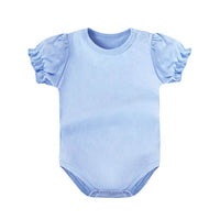 Body bébé en coton bleu ciel, confortable et doux – NounaBaby Dakar Sénégal