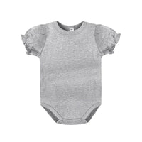Body bébé gris en coton respirant – NounaBaby Sénégal