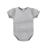 Body bébé gris en coton respirant – NounaBaby Sénégal