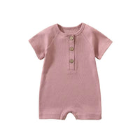Body bébé fille ou garçon en coton rose - Dakar - NounaBaby