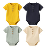 Body coton vert clair, beige, jaune,bleu marine pour bébé – Confort et style avec NounaBaby à Dakar