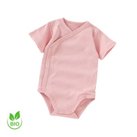Body croisé bébé kimono rose en coton bio – NounaBaby Dakar