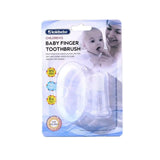 Brosse à dents doigt bébé transparente – silicone doux et sécurisé
