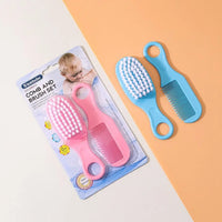 Set peigne et brosse pour bébé, coloris mixte, boutique NounaBaby