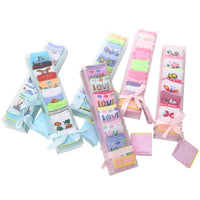 Coffret chaussettes bébé fille colorées – Cadeau naissance Dakar
