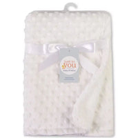 Couverture bébé blanche douce NounaBaby Dakar