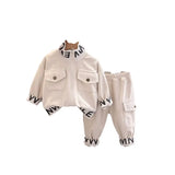 Ensemble garçon 2 pièces coton couleur beige – NounaBaby Dakar