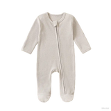 Grenouillère bébé en coton beige boutique NounaBaby Dakar