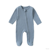 Grenouillère bébé en coton bleu clair boutique NounaBaby Dakar