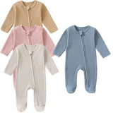 Grenouillère bébé en coton NounaBaby Dakar disponible en 4 couleurs