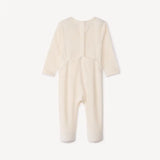 Vue arrière dors-bien bébé fille beige Orchestra