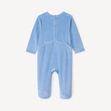 Vue arrière grenouillère bébé bleu Orchestra