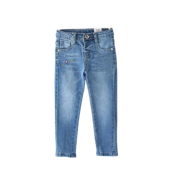 Jean fille 3-4 ans confortable et stylé – NounaBaby Dakar.