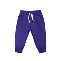 Jogging bébé molletonné couleur bleu  marine violet NounaBaby Dakar