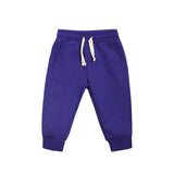 Jogging bébé molletonné couleur bleu  marine violet NounaBaby Dakar