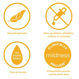 Gel lavant bébé sans sulfates et hypoallergénique Johnson’s Baby, soin corps et cheveux, NounaBaby Dakar Sénégal