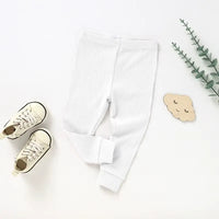 Legging côtelé bébé 95% coton bio blanc naturel boutique vêtements bébé Dakar