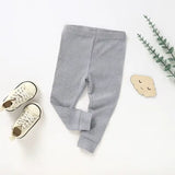 Legging bébé côtelé coton biologique gris 3-12 mois vêtement bébé Sénégal NounaBaby