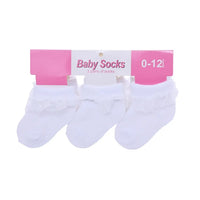 Chaussettes bébé fille avec volants dentelle au Sénégal