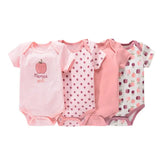 Body bébé coton Dakar avec motif pomme brodé pour fille chez NounaBaby