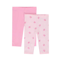 lot de leggings pour bébé fille et fillette de couleur rose uni et fleur rose à Dakar Sénégal
