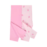 lot de leggings pour bébé fille et fillette de couleur rose uni et fleur rose à Dakar Sénégal