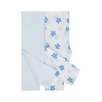 lot de leggings pour bébé fille et fillette de couleur bleu uni et bleu rose à Dakar Sénégal
