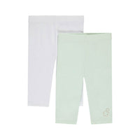 legging pour bébé fille & fille de couleur vert, bleu, blanc, beige. Pantalon fleur dorée 