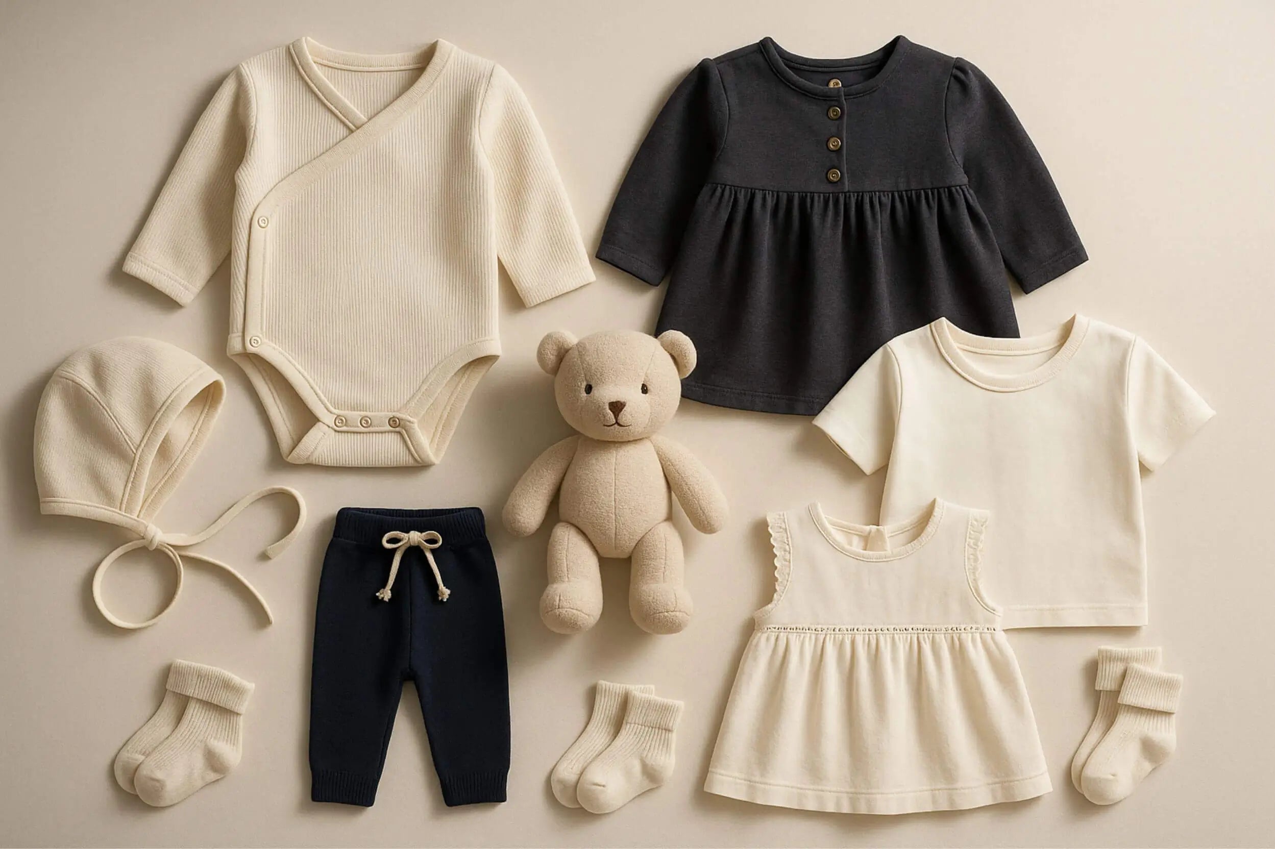 page d’accueil de la boutique de vêtement pour bébé et enfant de nounababy dakar sénegal, version ordinateur 