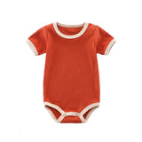Body bébé en coton côtelé couleur Rouge - Boutique NounaBaby Dakar Sénégal