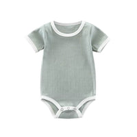 Body bébé en coton côtelé couleur vert - Boutique NounaBaby Dakar Sénégal