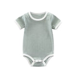 Body bébé en coton côtelé couleur vert - Boutique NounaBaby Dakar Sénégal