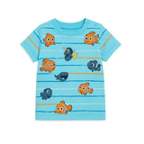 t-shirt bleu rayé ocean poisson à Dakar