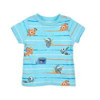 t-shirt bleu rayé ocean poisson à Dakar