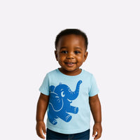 t-shirt bébé garçon fille enfant nounababy Dakar Senegal bleu elephant