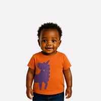 t-shirt bébé garçon fille enfant nounababy Dakar Senegal orange licorne